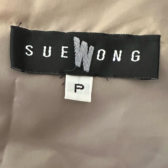 RARE Vintage 90s Y2K Sue Wong Sheer Lace & Velvet Floral Goth Witchy Vamp Dress - Picture 8 of 9